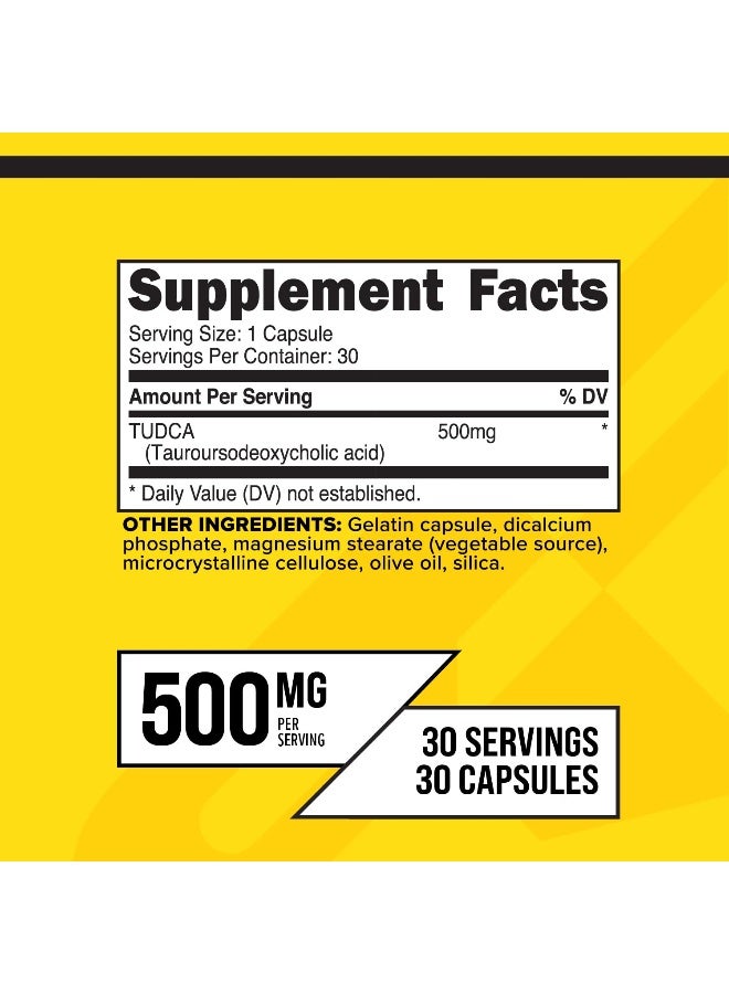 بريما فورس بريمافورس تودا (حمض التوروأورسوديوكسيكوليك) 30 حصة، 500 ملغ تودا لكل حصة | أملاح صفراوية عالية الجودة - مكمل غذائي خالٍ من الغلوتين وغير معدل وراثيًا - Image 2