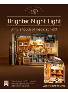Rolife Miniature House Kit For Beginners-1:20 Diy Miniature Dollhouse Kit With Led Lights-Tiny House Crafts For Adults-Birthday Gifts Hobbies For Women And Men  - Image 3