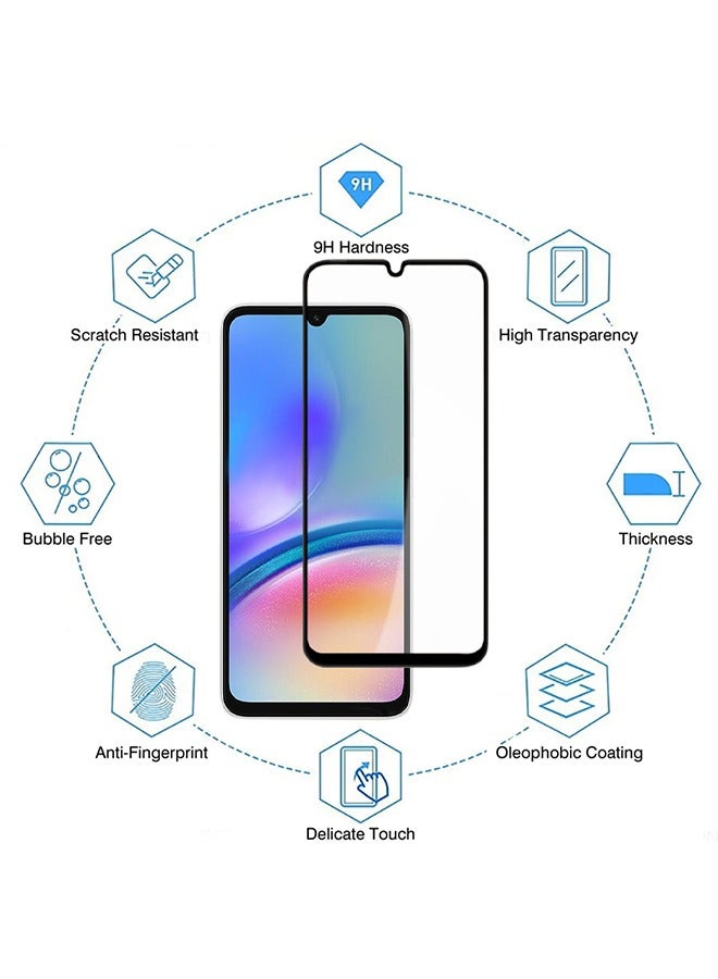 X-level 2 Pack Tempered Glass Screen Protector for Samsung Galaxy A05s 4G with Comfortable Touch Feeling, Easy Clean Install, Anti-scratch Anti-drop Anti-fingerprint Phone Display Cover Accessory - Image 2