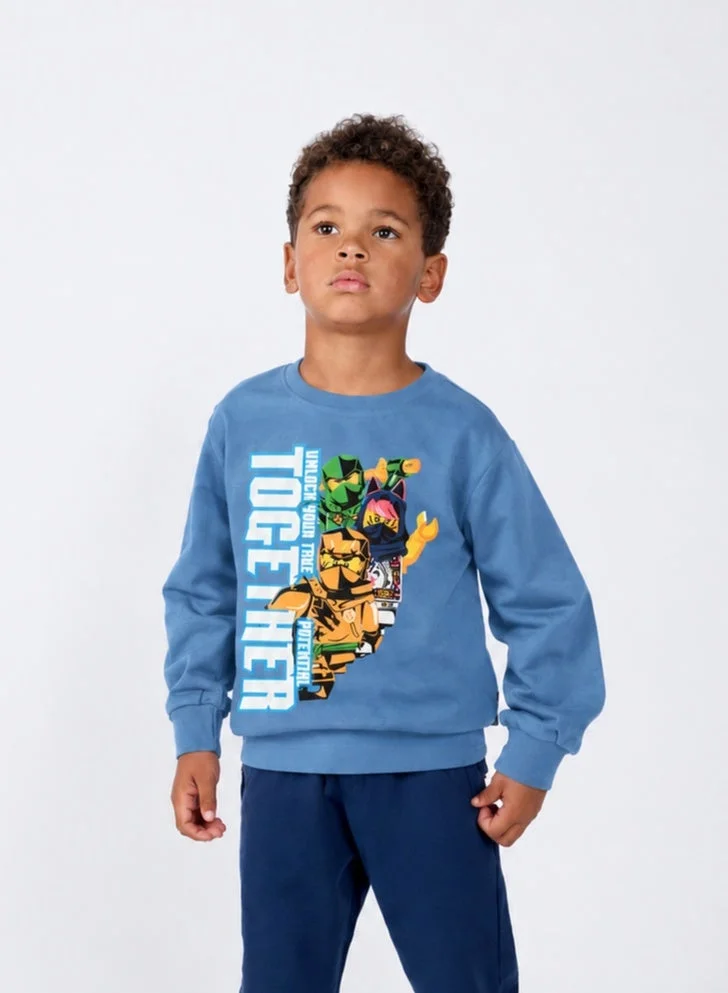 ليغو قميص نينجاغو بأكمام طويلة لطيف من LEGO® للأولاد والبنات