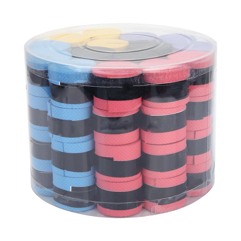 Leijiaer Anti Slip Sweatbands Tape: High-Quality PU Material - Firm Wear Resistant Sweat Absorbent for Badminton Tennis Squash Players Fishing Bike Motorbike Handlebar Use - Image 1