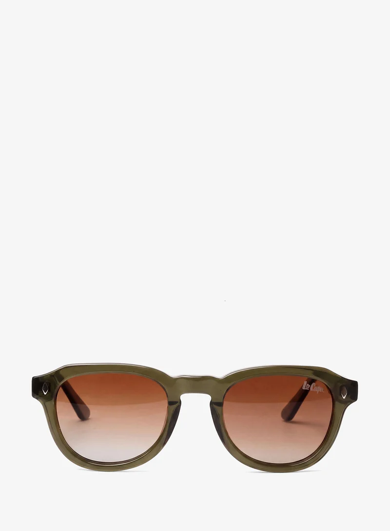 لي كوبر 1.1 Polarized Sunglasses Tea Frame Brown Gradient Mirror Lens 49mm  - LCU10541C2