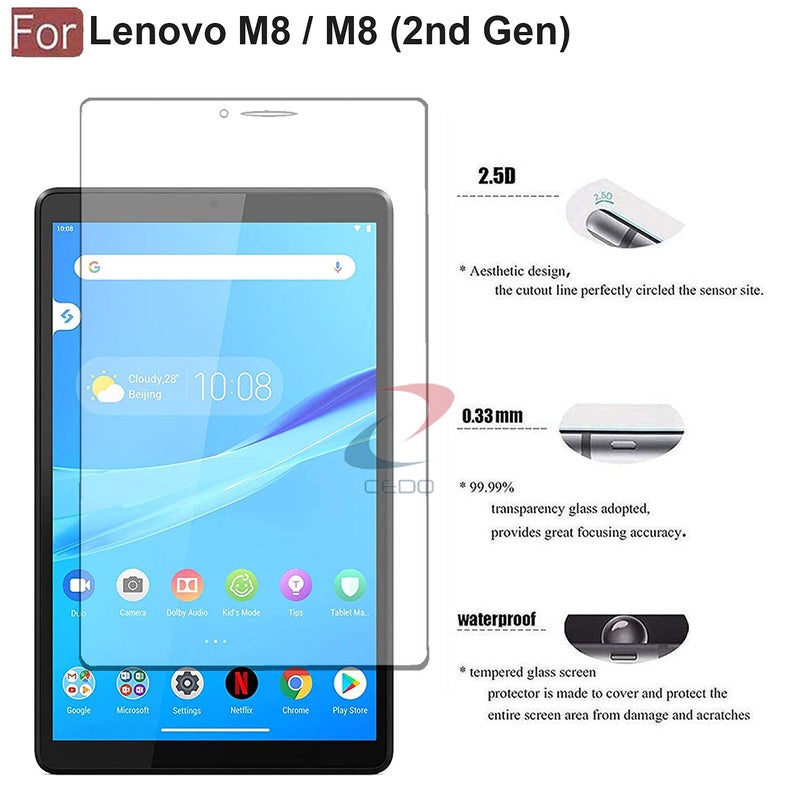 Cedo Lenovo Tab M8 (8 inch) Tempered Glass | Screen Protector for Lenovo Tab M8 (8 inch) TB-8505 X/F/N - Image 2