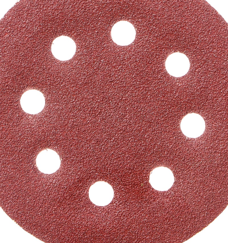 Yato YT-83442 Grit 60 Hook Fastener Abrasive Disc with Holes, 115 mm Diameter - Image 2