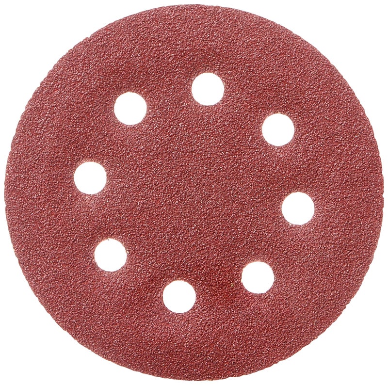 Yato YT-83442 Grit 60 Hook Fastener Abrasive Disc with Holes, 115 mm Diameter - Image 1