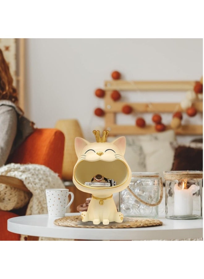 Home Decoration Cat Statue(Yellow）