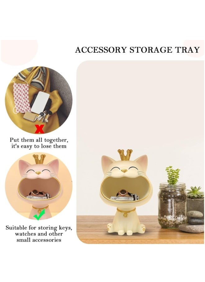 Home Decoration Cat Statue(Yellow）