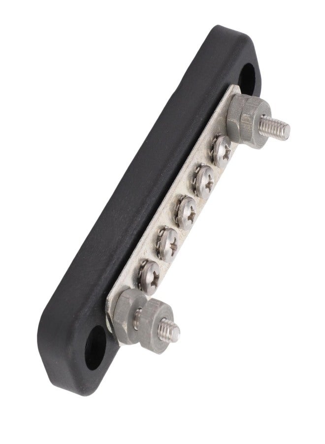 Power Distribution Block Marine Bus Bar 5 Way 12V 24V 100A 2x5mm Studs 5x4mm Screws for Car Boat RV - Image 3