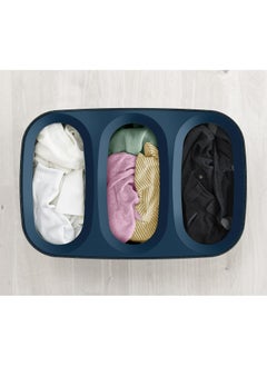 Tota Trio 90litre Laundry Separation Basket with lid, 3 Removable Washing Bags with Handles  Black - pzsku/Z52934696E56DC6924387Z/45/_/1729776545/dd4b5e6e-0fe8-4b11-b5e6-f372ed8ba2bf