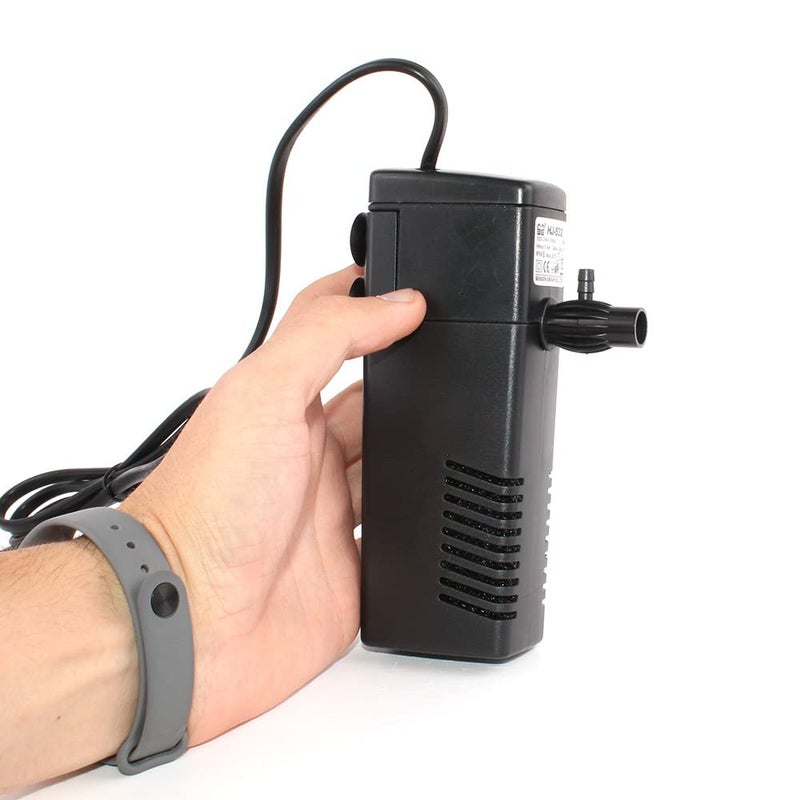 VAYINATO فلتر داخلي لخزان الأسماك (HJ-532 | 5W | 350L/H | حتى 2.5 قدم خزان) - Image 5