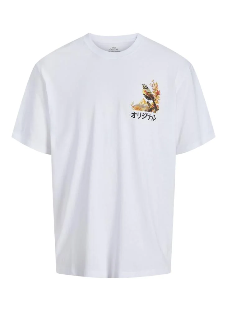 جاك اند جونز Jorfuji Crew Neck T-Shirt