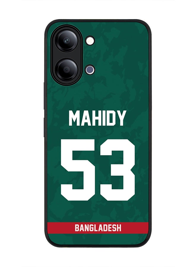 Stylizedd For vivo Y21 / Y11 Case,Slim fit Camera Protection, Shockproof Thin Phone cover  - Bangladesh Mehidy Hasan Miraz, Jersey 53 - Image 1