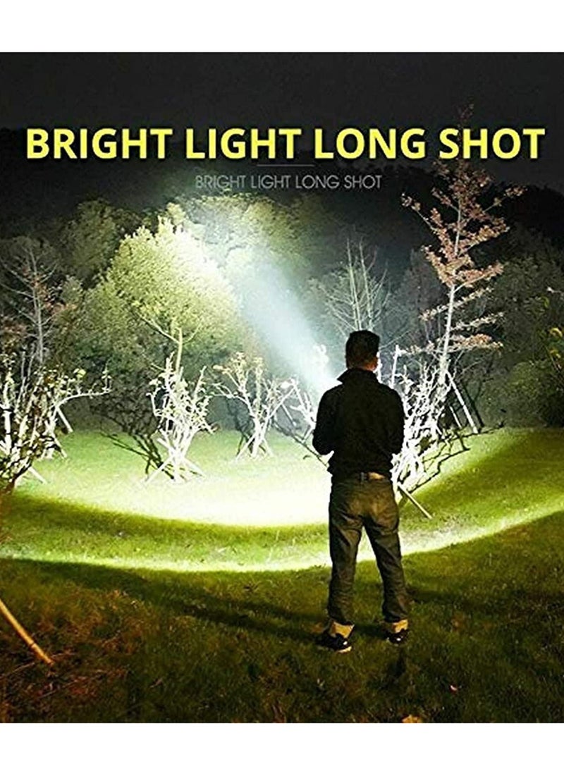 HOMESTAR 30000-100000 lumens Rechargeable led Tactical Flashlight，Super Bright 3 Modes Handheld Flashlights ，Brightest Powerful 50W XLM-P70 LED USB Torch - Image 2