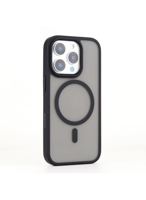 For Iphone 16Promax Skin-sensitive Magnetic Suction Phone Case Smart Touch Button Ai Photo Button For Iphone16-Color:Ai Button-2.0 Skin-feeling Magnetic Shell-carbon Black-Applicable Models:For Iphone 16 Pro Max