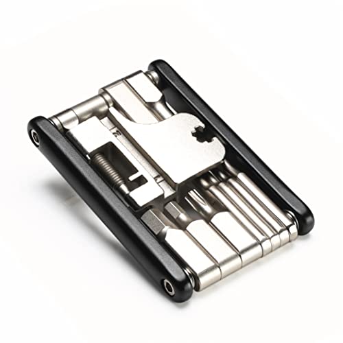 CECO-USA 17 Function Bike Tool with Chain Breaker – Bicycle Multi Tool – Ultra Slim, Compact Pocket Sized, Lightweight – High Strength CR-V 6150 Tool Steel – Easy To Carry - Image 1