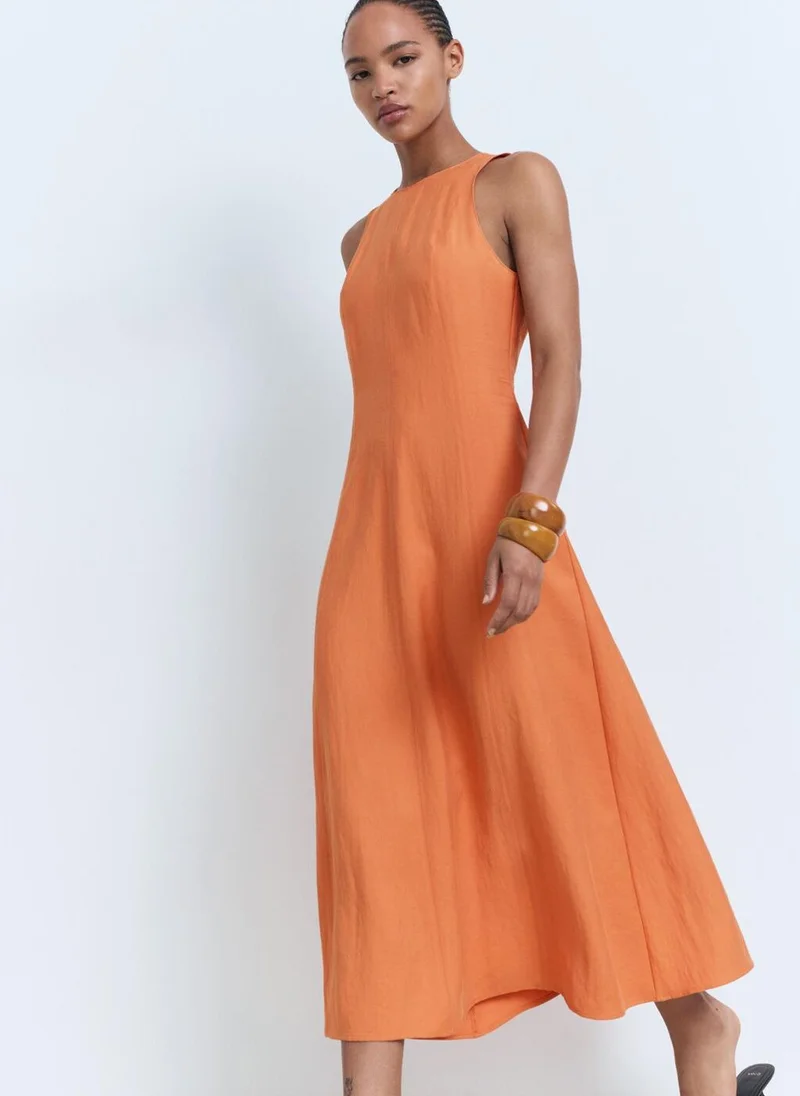 مانجو Flared midi-dress