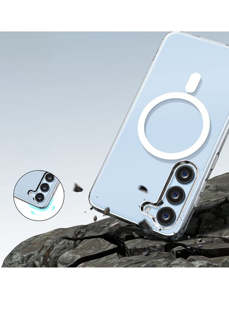 إيف [ترقية] حالة واضحة ل Samsung Galaxy S23 متوافقة مع شحن MAG آمن - Image 4