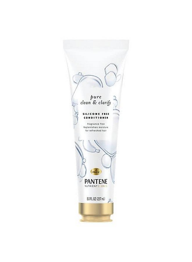 Pantene Pantene Pro-V Nutrient Blends Pure Clean & Clarify Conditioner, Silicone and Fragrance Free, 8 fl oz  - Image 1