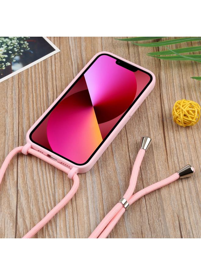 زبون جراب لهاتف iPhone 13 mini، جراب هاتف مجوف من الأكريليك مع حبل - Image 3