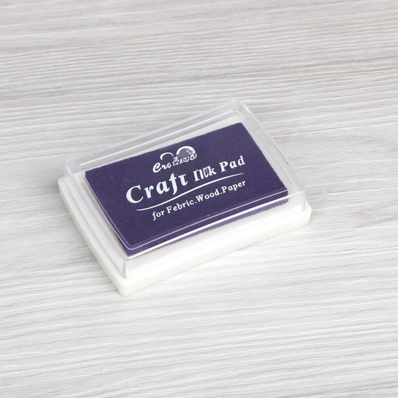 مداوة الحبر اليدوية "Craft Ink Pad" للاطفال والبالغين للطوابع المطاطية والورق والخشب والمنسوجات وآرائك الصناعية وتزيين المجلات وصنع بطاقات الهدايا وطلاء الأصابع - Image 1