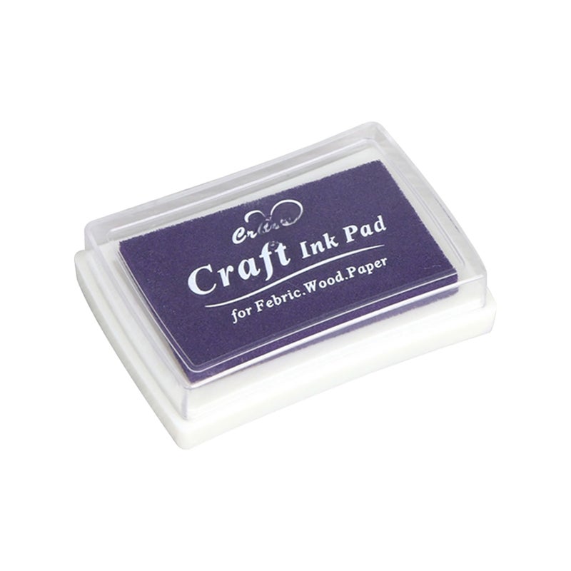 مداوة الحبر اليدوية "Craft Ink Pad" للاطفال والبالغين للطوابع المطاطية والورق والخشب والمنسوجات وآرائك الصناعية وتزيين المجلات وصنع بطاقات الهدايا وطلاء الأصابع - Image 4