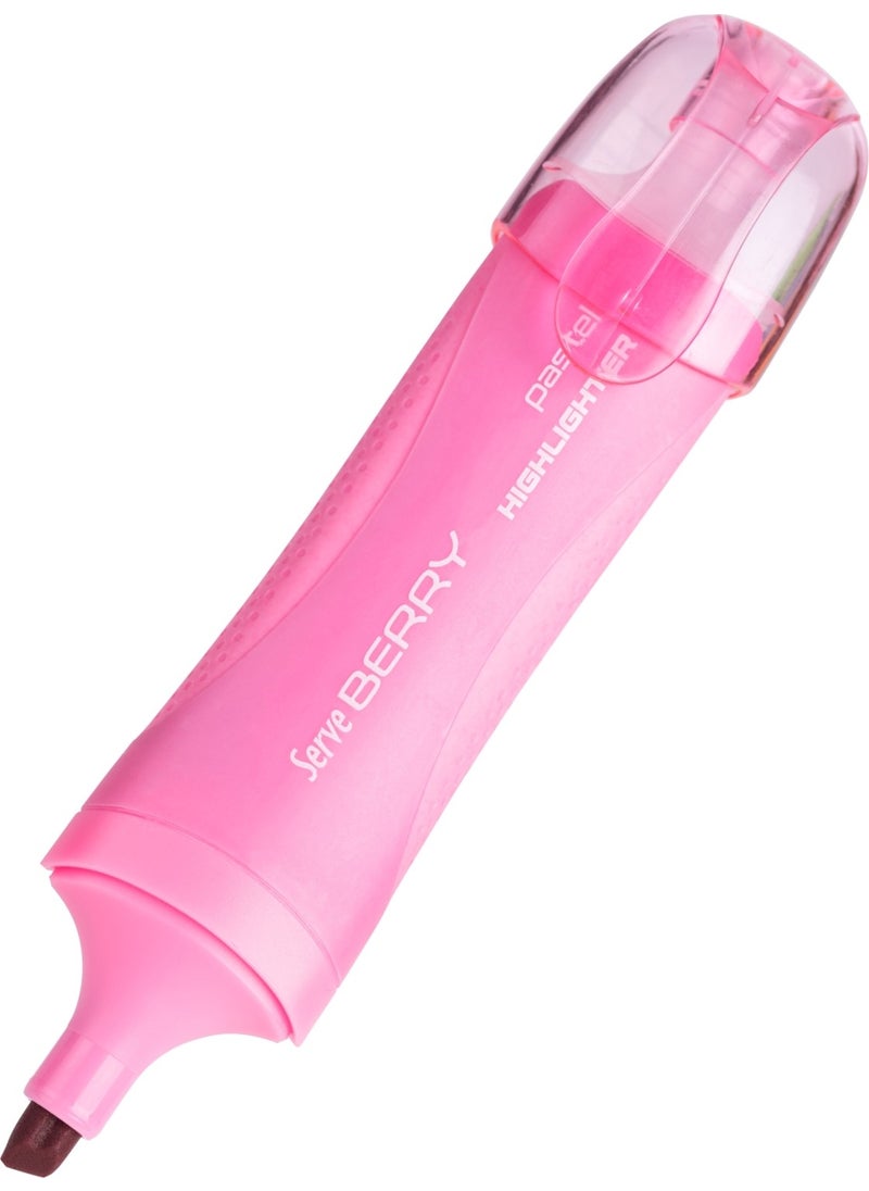 Serve Berry Highlighter Pastel Pink  - Image 2