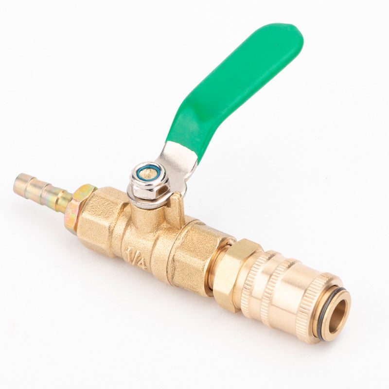 Car Oil Filling Filler Adapter Kit Auto Transmission Fluid Connector Fuel Dispenser Connector with Self-locking Interface Ball Valves Set - Image 3