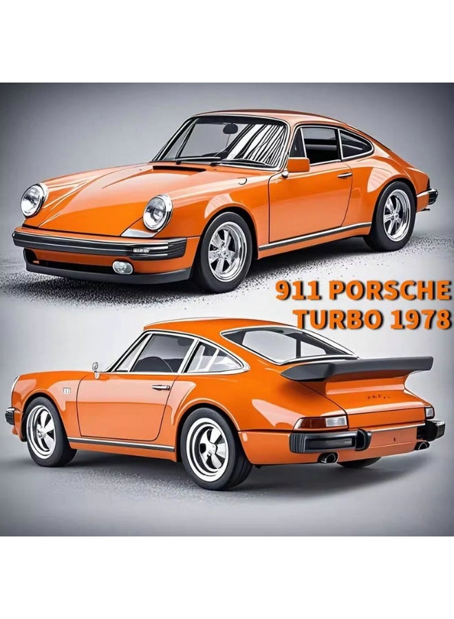 نموذج سيارة رياضية طراز بورش توربو من طراز 1978، مجموعة من الألعاب للأطفال - Image 2