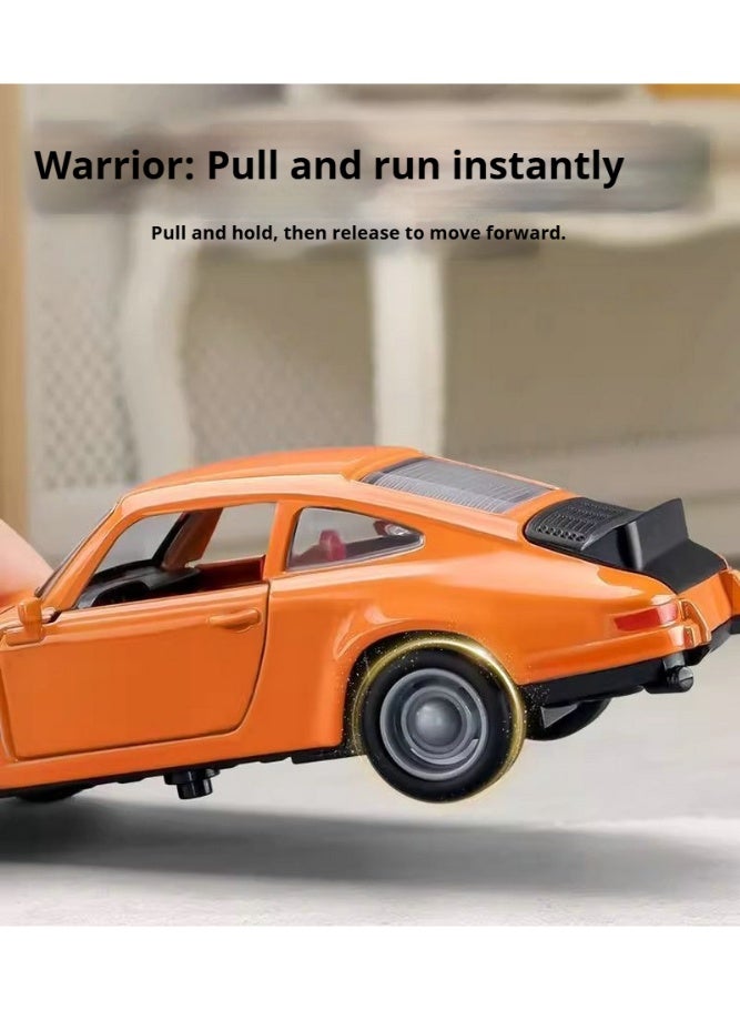 نموذج سيارة رياضية طراز بورش توربو من طراز 1978، مجموعة من الألعاب للأطفال - Image 5