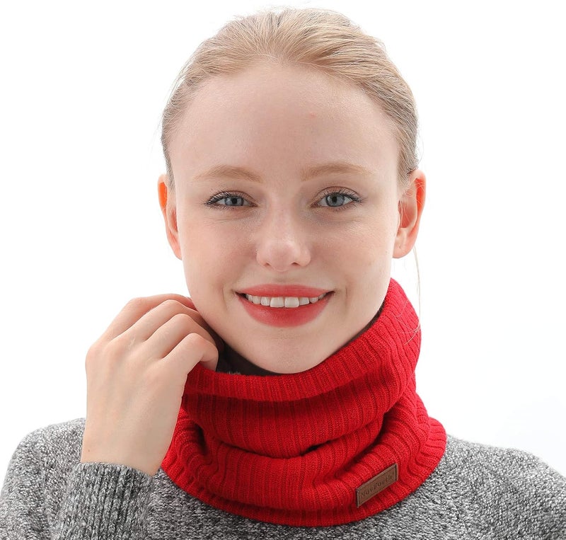 NovForth Winter Neck Warmer Men Ski, Neck Gaiter Face Scarf Women, Fleece Scarf for Men Gaiter Mask, Thick Windproof Scarves - Image 2