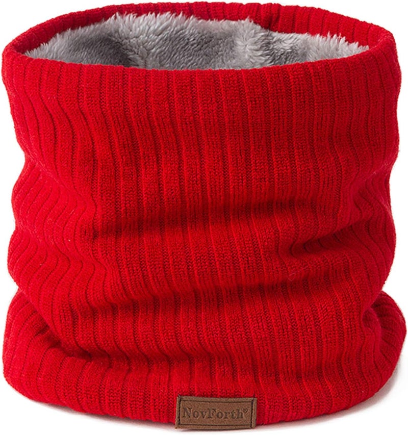 NovForth Winter Neck Warmer Men Ski, Neck Gaiter Face Scarf Women, Fleece Scarf for Men Gaiter Mask, Thick Windproof Scarves - Image 1
