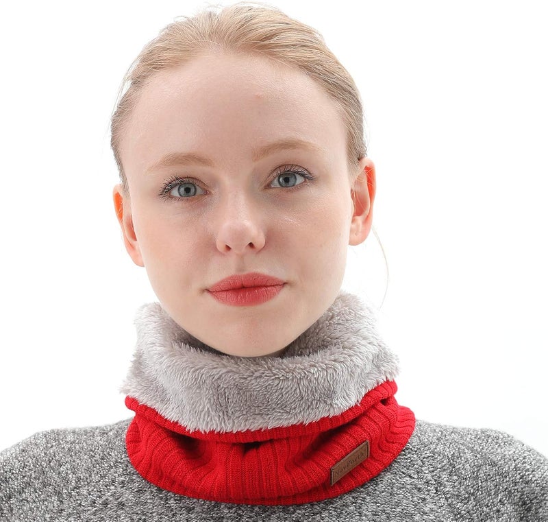 NovForth Winter Neck Warmer Men Ski, Neck Gaiter Face Scarf Women, Fleece Scarf for Men Gaiter Mask, Thick Windproof Scarves - Image 4
