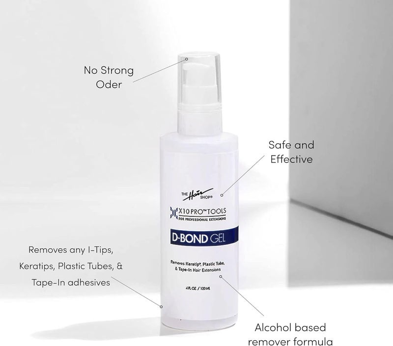 The Hair Shop D-Bond Gel Remover for Keratin Hair Extensions - 4 oz - Image 5