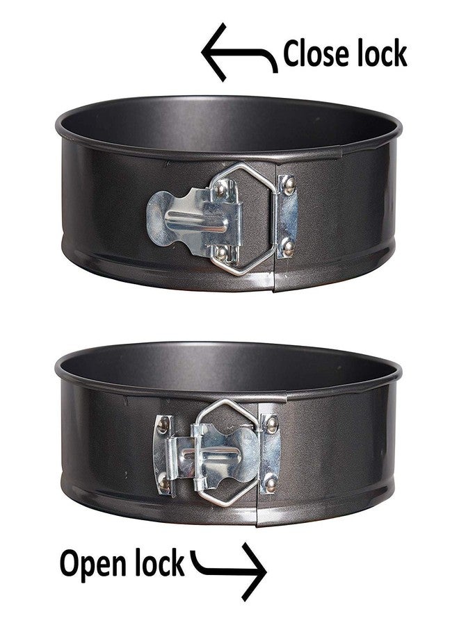 TrendyTrolley 2 Pc Cake Baking Combo Set – Round Cake Tin & Bread Loaf Pan, Non-Stick Carbon Steel Bakeware, Microwave & OTG Safe, Durable, Ideal for Cake Baking at Home, Kitchen Essentials - Image 4