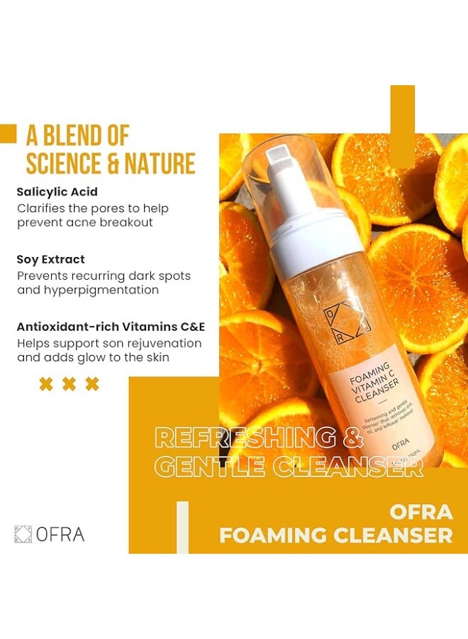 أوفرا كوزمتيكس رغوة تنظيف الوجه بفيتامين سي المنظفة من أوفرا كوزمتيكس - 150 مل - Image 5