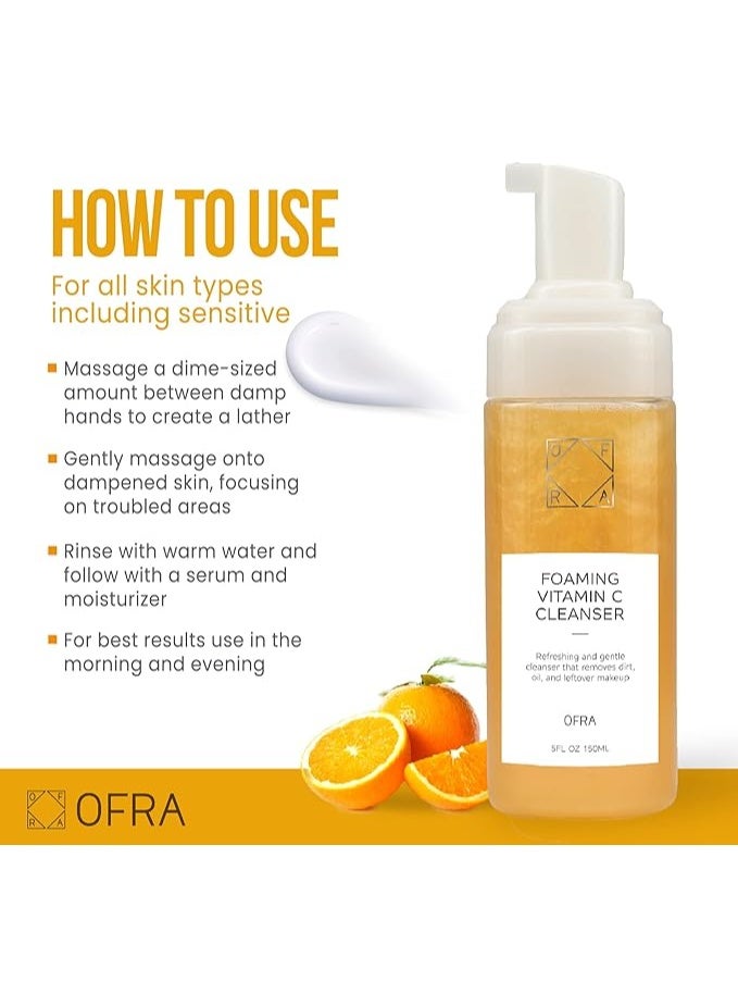 أوفرا كوزمتيكس رغوة تنظيف الوجه بفيتامين سي المنظفة من أوفرا كوزمتيكس - 150 مل - Image 4