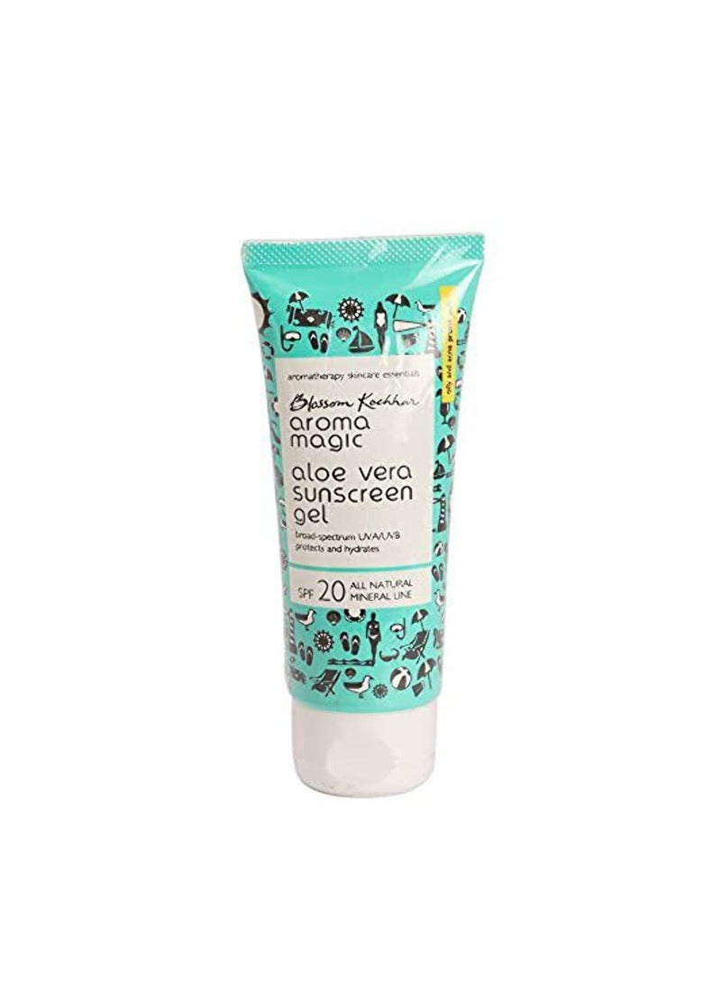Aroma Magic Aloe Vera Sun Screen Gel SPF 20 50ml - Image 2
