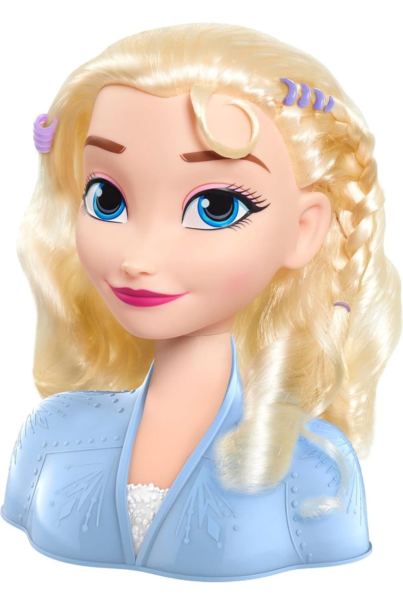 Disney Frozen 2 Elsa Styling Head, 14-Pieces - Image 1
