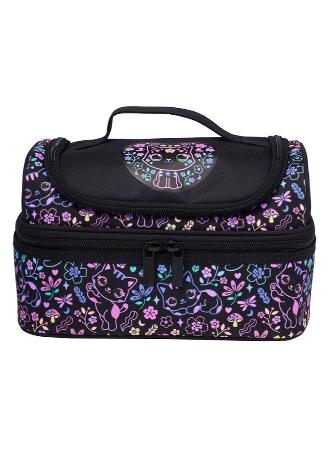 Smiggle Dreamy Flower Cat Kids Insulated Lunch Bag - Image 1