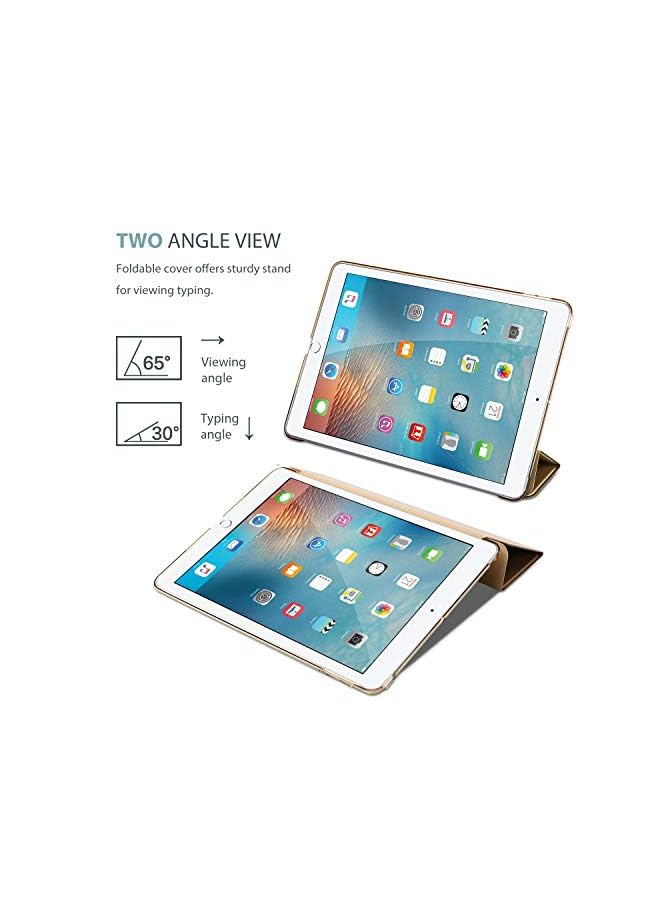 Procases Ipad 9.7 Case (Old Model) 2018 Ipad 6Th Generation / 2017 Ipad 5Th Generation Case - Ultra Slim Lightweight Stand Case With Translucent Frosted Back Smart Cover For Ipad 9.7 Inch -Gold - Image 5