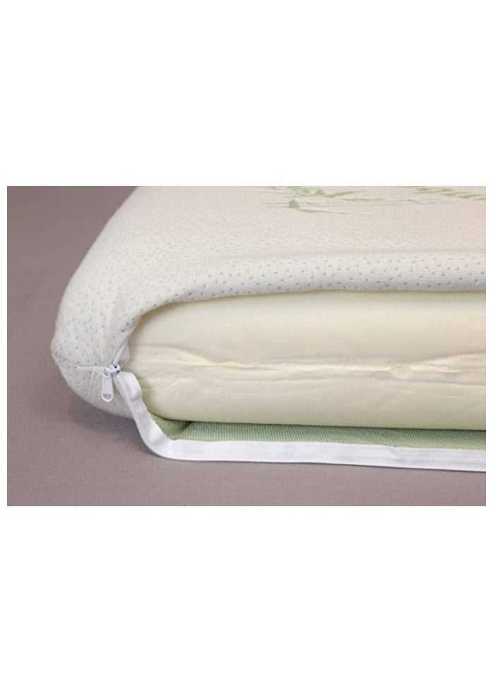 Plush - Creative Planet Plush Memory Foam Pillow for Sleeping, Hypoallergenic with Bamboo Washable Cover, Suited for Kids and Teenagers (Set of 2) - Image 1
