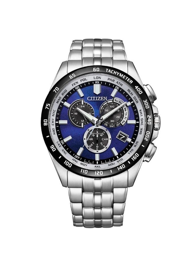 CITIZEN Citizen Limited Edition CB5874-81L Men’s Watch, Radio-Controlled Chronograph Blue Dial 43mm Case 200M WR Eco-Drive Sapphire - Image 2
