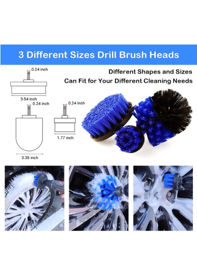 Sharpdo 18 Piece Wheel And Tire Brush Car Detail Kit - Image 4