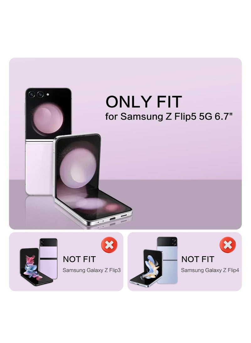 TIGER Z Flip 5 Magnetic Case Compatible with Mag-Safe Accessories, Wireless Charging, Screen & Camera Protection, Shockproof Protective Cover for Samsung Galaxy Z Flip 5 5G 2023 - Slim, Durable, and Stylish - Image 2