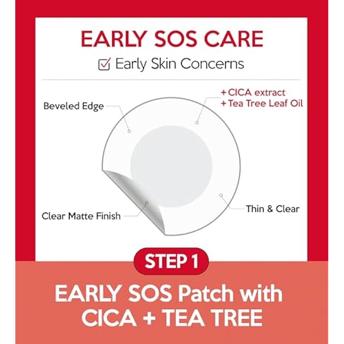 Troubless Invisible Plus Spot Patch EARLY SOS + AFTER CARE Set – Dual Care Hydrocolloid Patches for First Signs and Post-Care – Thin & Comfortable Wear w/ Strong Adhesion (1cm & 1.2cm, 96 ea) - Image 4