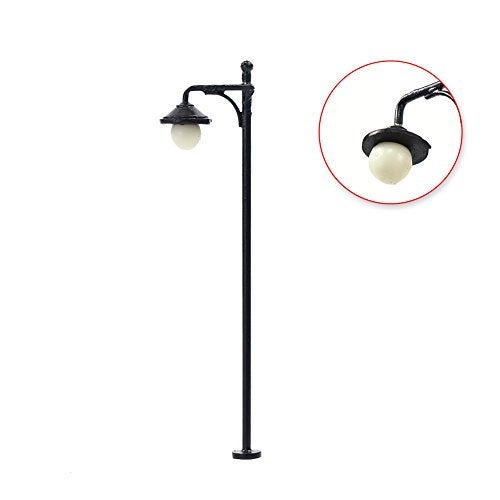 Evemodel LYM22 10pcs Model Railway Train Lamp Post 6.5cm or 2.56inch Street Lights HO OO Scale LEDs New - Image 3