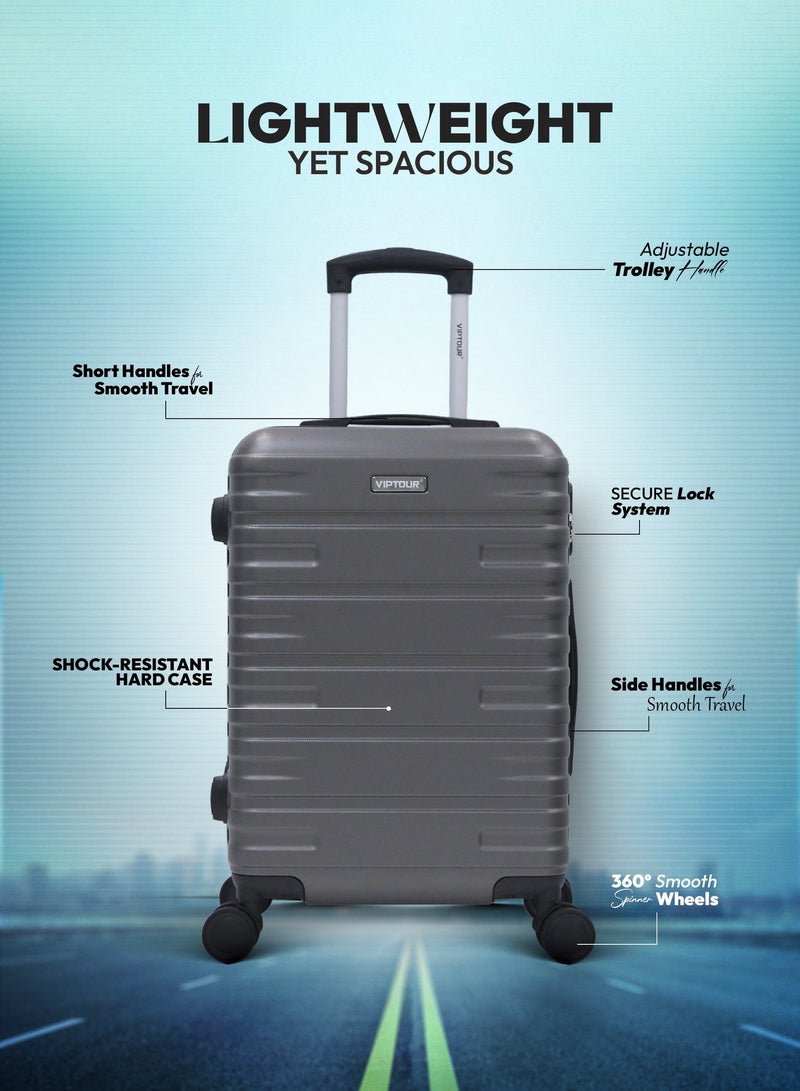 فيبتور حقيبة سفر بأربع عجلات دوارة وجوانب صلبة مع قفل أرقام - Image 2