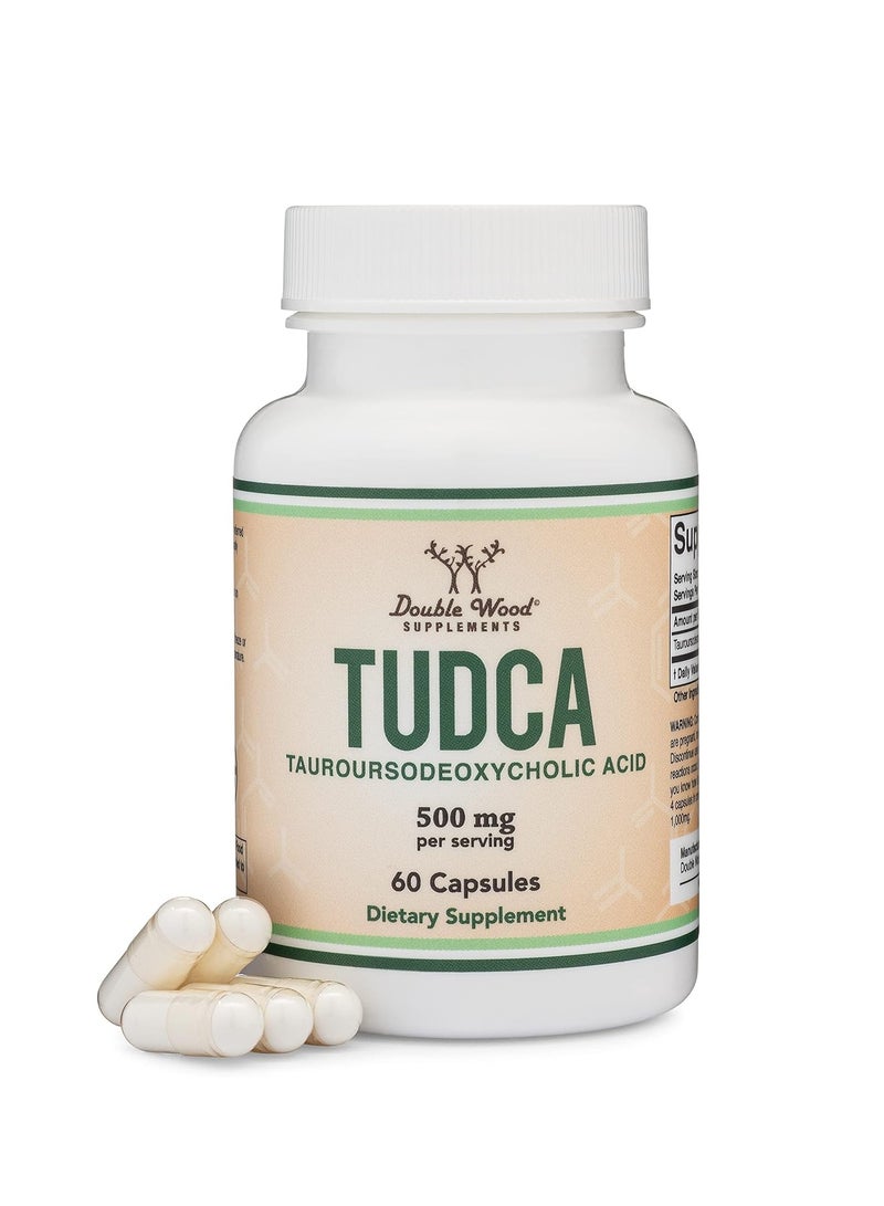 Double Wood Supplements DWS TUDCA 500mg 60 capsules - Image 1
