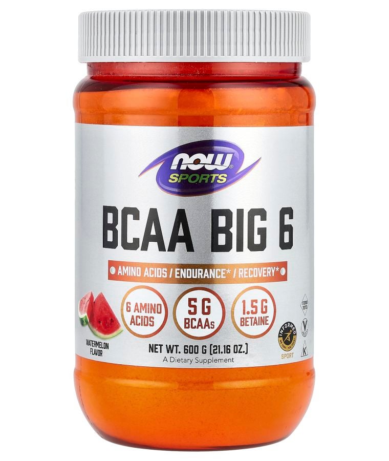 now Sports BCAA Big 6 Watermelon 21.16 oz (600 g)