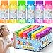 IJIGU Bubble Bottles 48 Pack 2oz Bubbles for Kids Bubble Solution with Bulk Wands in 6 Colors as Party Favors for Toddlers 13 Summer Outdoor Toy Gift for Boys Girls - Image 3